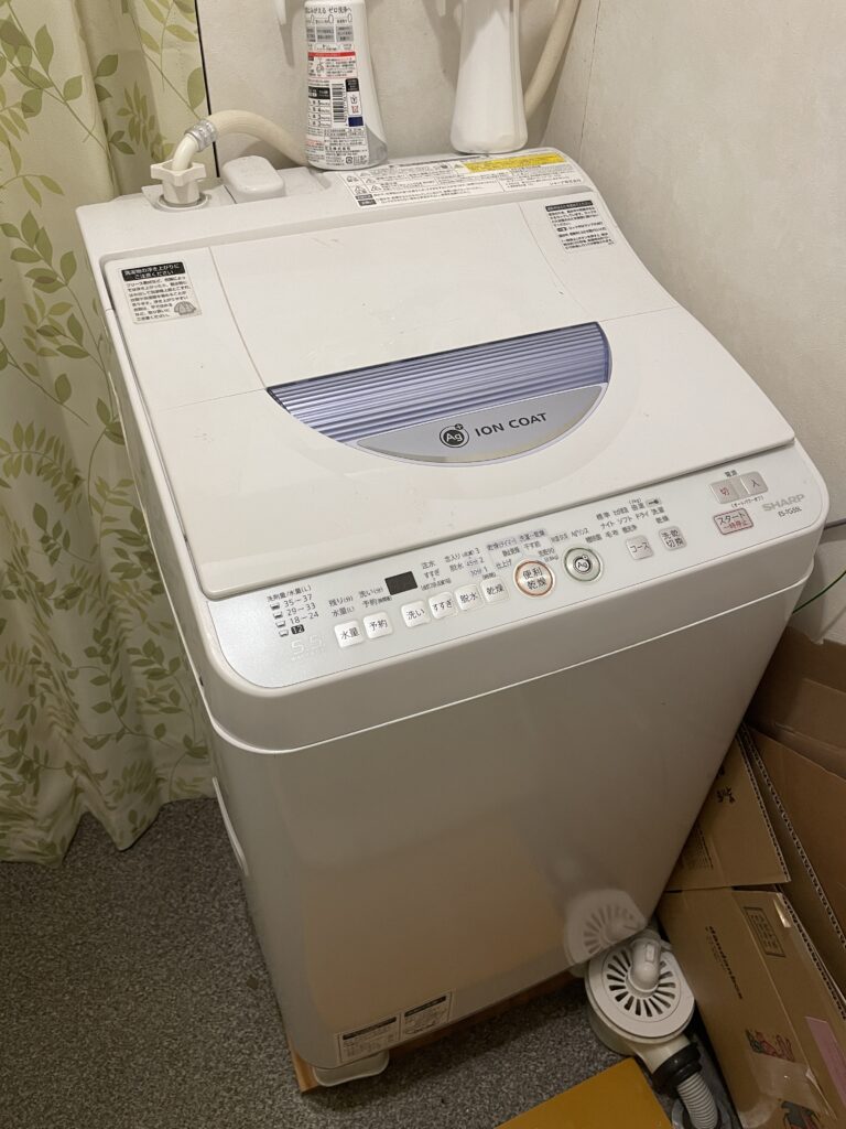 文京区の自宅で受け渡し】洗濯乾燥機 SHARP ES-TG55L 5.5kg - 東京都の家具